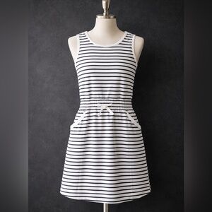 Abercrombie Kids White and Black Romper Dress